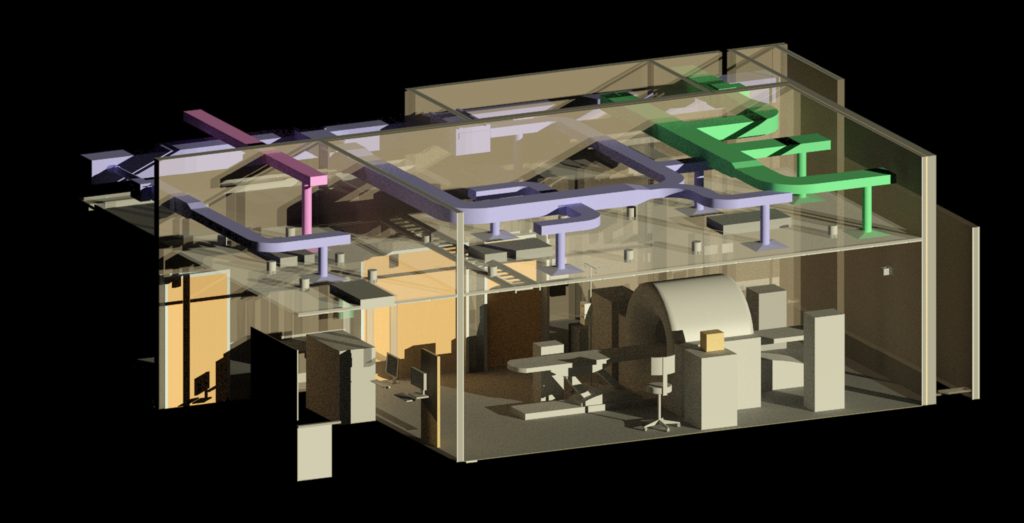 SUNY Stony Brook University Hospital Bed and Mart Tower, Nuclear Imaging Suite Design Model (Pet Scan)